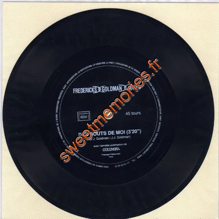 Frederciks-Goldman-Jones - Des bouts de moi - Live 91 Frederciks-Goldman-Jones - Des bouts de moi - Live 91