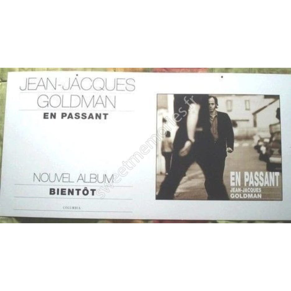 jean-jacques-goldman-1997-france-plv-en-passant-nouvel-album-recto Jean-Jacques Goldman - 1997 - France - PLV - En passant - Recto