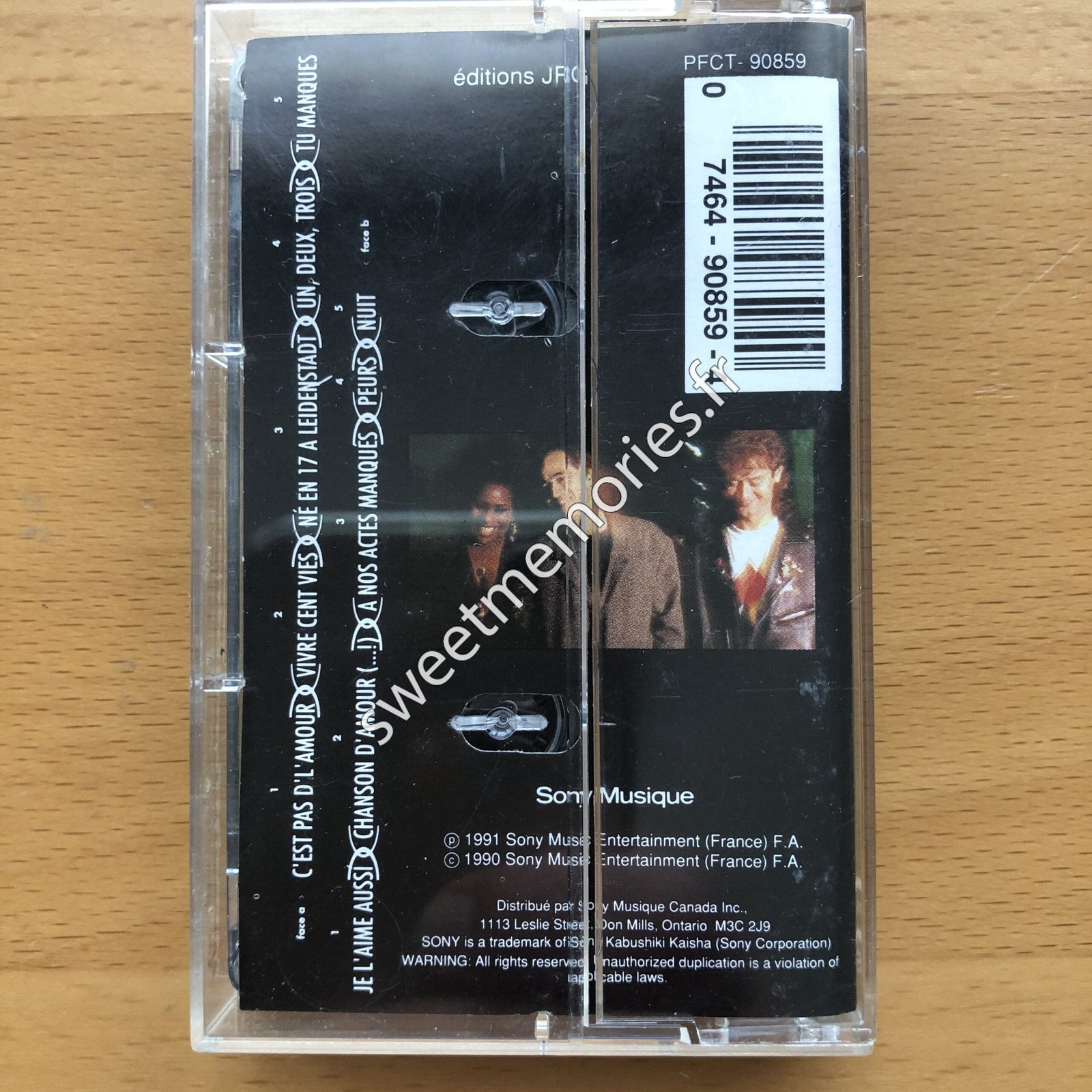 Fredericks-Goldman-Jones - 1990 - Fredericks-Goldman-Jones - K7 - Canada - Verso